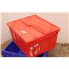 Image 2 : *(2) Heavy Duty Plastic Shipping Totes