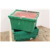 Image 1 : (*2) Core-Mark Heavy Duty Plastic Shipping Totes