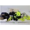 Image 1 : (8) Assorted Pairs of Safety Work Gloves - Heat Resistant Arm Cover