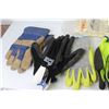 Image 5 : (8) Assorted Pairs of Safety Work Gloves - Heat Resistant Arm Cover