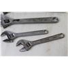 Image 2 : (4) Crescent Wrenches (375 - 300 - 200mm)