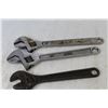 Image 3 : (3) Crescent Wrenches (12" & 10")