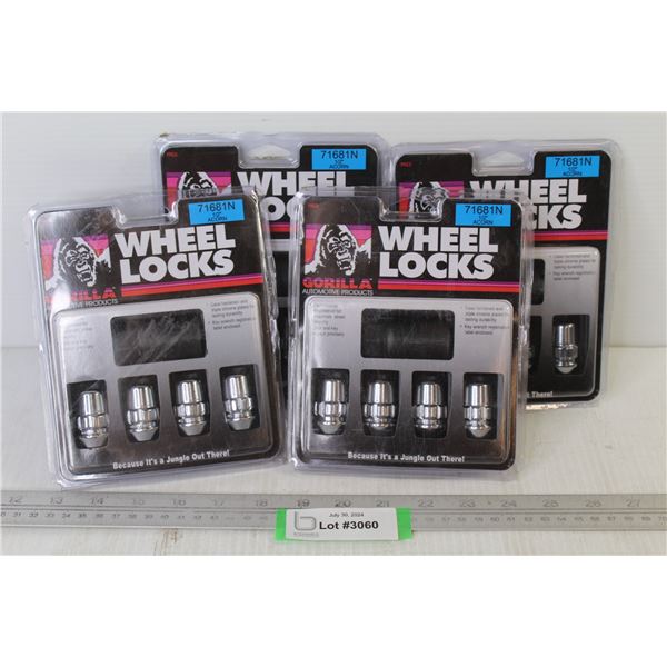(4) Sets of Acorn Wheel Lock Lug Nuts