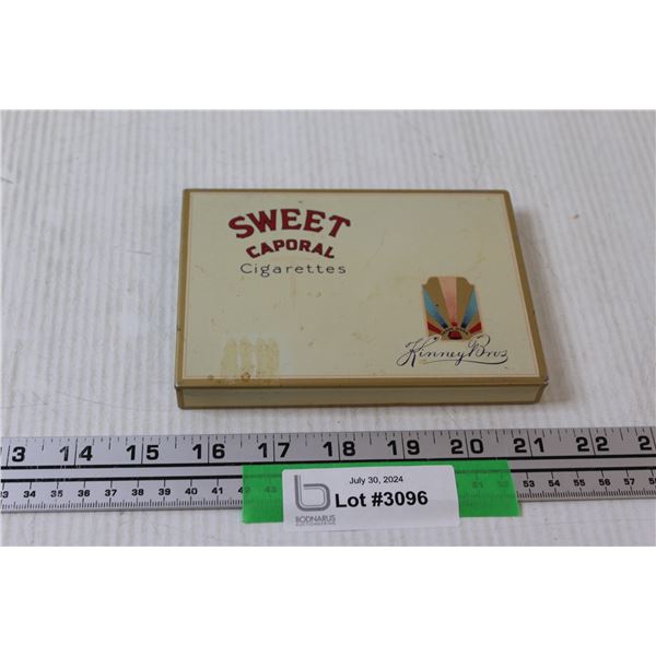 Sweet Caporal Cigarette Tin