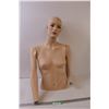 Image 1 : Female Half Mannequin - 28" Tall x 17" Wide, some wear, as is