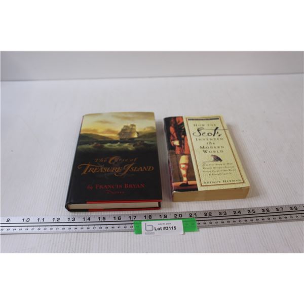 (2) Books: Curse of Treasure Island & How the Scots Invented the Modern World