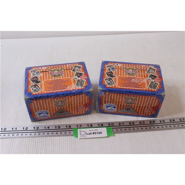 (2) Baseball 1992 Trading Cards - NIB