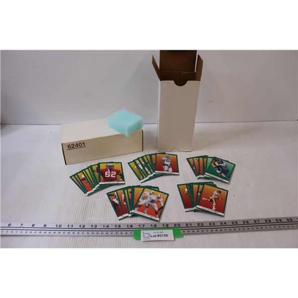 (2) Fleer 1991 Football Trading Cards