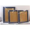 Image 1 : (3) Picture Frames: (2) 18" x 15" (1) 22" x 16.5"