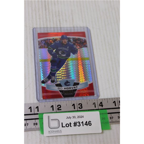 OPC 2020 Bo Harvat Numbered Platinum Hockey Card