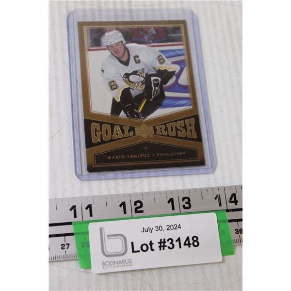 Upper Deck 2004-2005 Mario Lemieux Goal Rush Insert Hockey Card