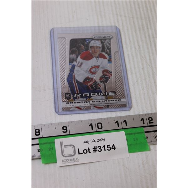 Panini Prizim 2013 Brendan Gallagher Rookie Hockey Card