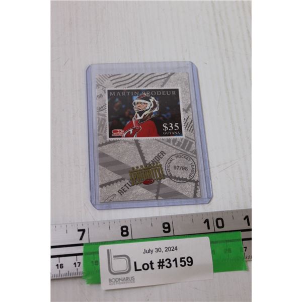 Martin Brodeur Stamp Card - 1998