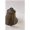 Image 3 : Brass Captains Bell - Mountable - 6" x 5" - Bell's clapper missing
