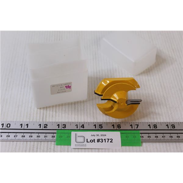 Newdell 45 Degree Lock Mitre Bit in Case