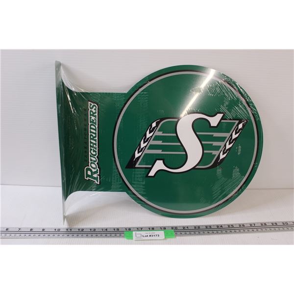 Saskatchewan Roughriders Metal Mountable Sign - 17" x 14"