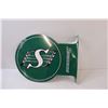 Image 4 : Saskatchewan Roughriders Metal Mountable Sign - 17" x 14"