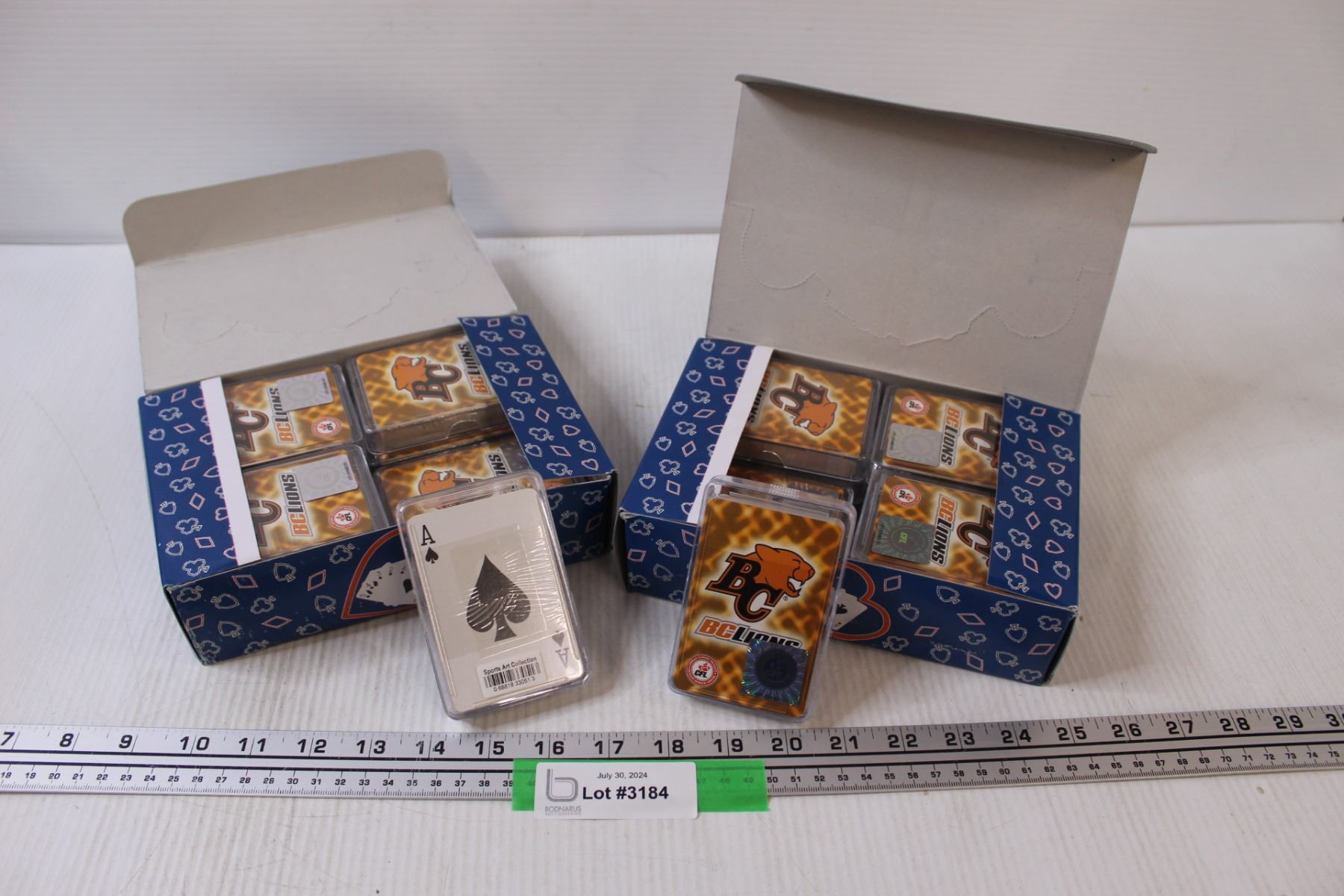 Playing Card Package Net (2) Packages of BC Lions Playing Cards (24 Decks in Total, Appears New ...