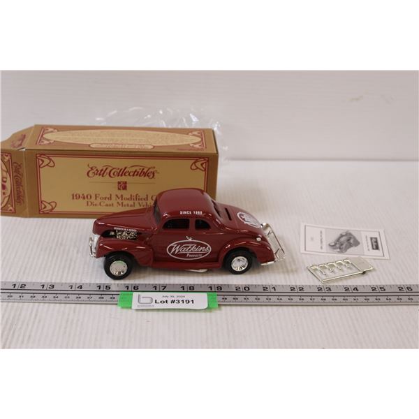Ford Modified Coupe 1940 Watkins Coin Bank