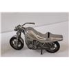 Image 3 : Pewter Motorcycle Coin Bank