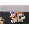 Image 3 : (4) Salt & Pepper Shaker Sets: Snowmen & Puppies & Santa