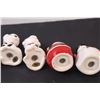 Image 6 : (4) Salt & Pepper Shaker Sets: Snowmen & Puppies & Santa