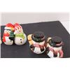 Image 4 : (5) Salt & Pepper Shaker Sets: Snowmen, Penguins, Bears