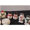 Image 2 : (5) Salt & Pepper Shaker Sets: Snowmen, Penguins, Bears, Misc.