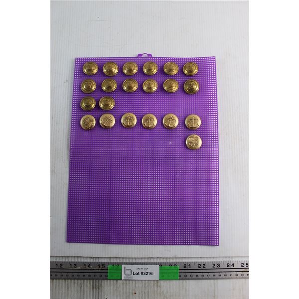 Assorted Military Buttons
