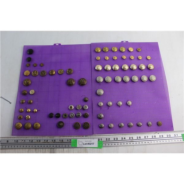 Assorted Military Buttons
