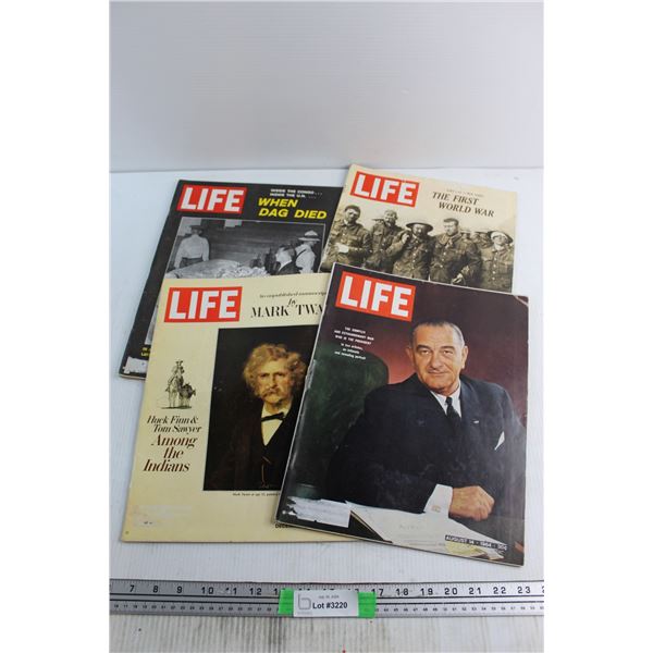 Assorted Vintage LIFE Magazines