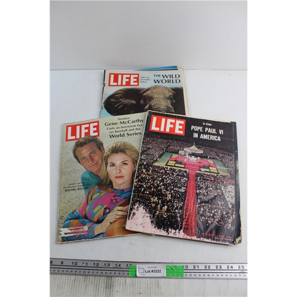 Assorted Vintage LIFE Magazines