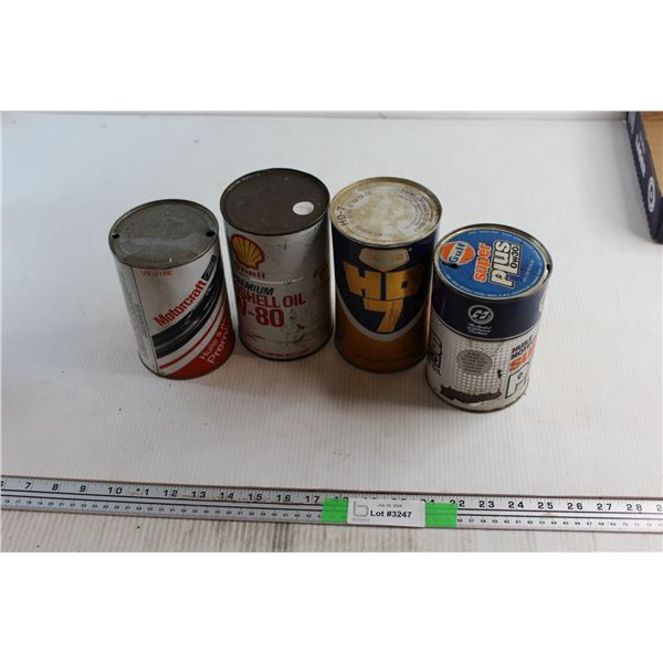 Tins - Sealed and Open