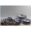 Image 2 : Assorted Plates and Cups - Blue Willow