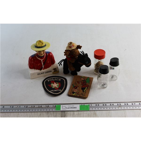 RCMP Statue, Plush and Misc.