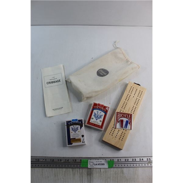 Cribbage Game and Cards
