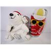 Image 2 : (4) Collectible Coca Cola Plushies