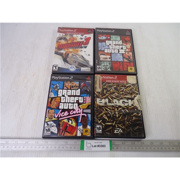 (4) PlayStation 2 Games including Grand Theft Auto