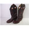 Image 2 : Pair of Boulet Cowboy Boots-Size 7.5-very nice condition