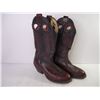 Image 3 : Pair of Boulet Cowboy Boots-Size 7.5-very nice condition