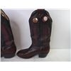 Image 4 : Pair of Boulet Cowboy Boots-Size 7.5-very nice condition
