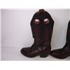Image 5 : Pair of Boulet Cowboy Boots-Size 7.5-very nice condition