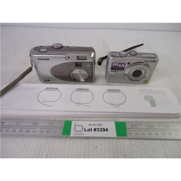 (2) Digital Cameras-Require AA Batteries and Apple Watch Bracelet