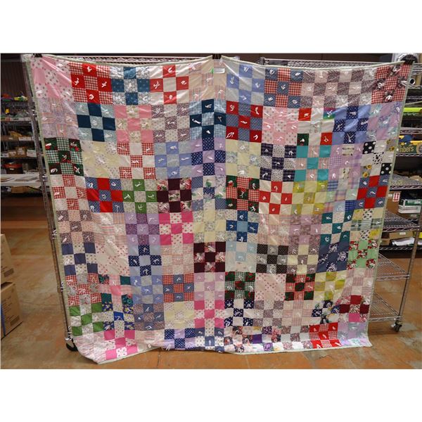Homemade Quilt-86"x80"