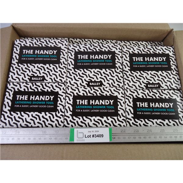 Box of (30) The Handy Lathering Shower Tool (NIB)