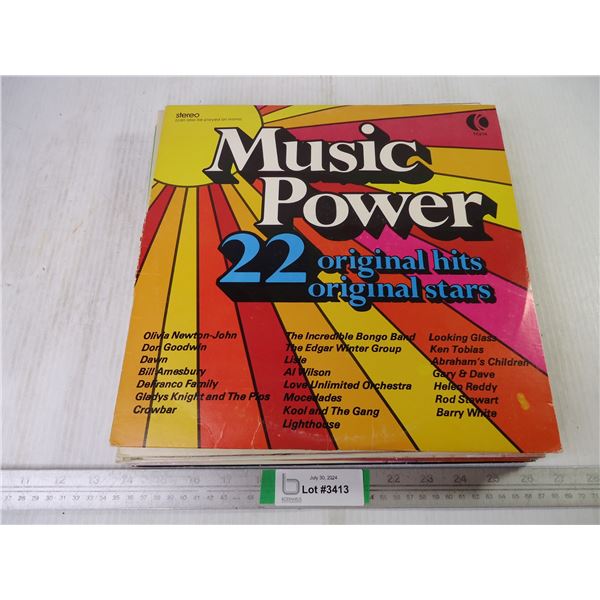 (11) Assorted LP's-Various Artists and Compilation Albums-some sleeves damaged