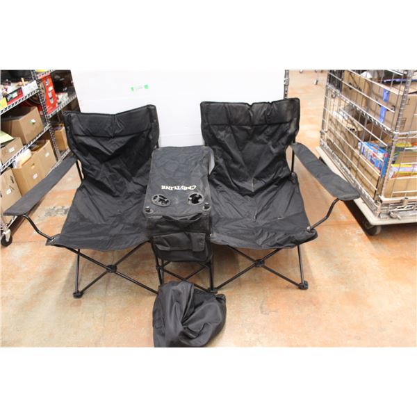*Folding Dual Camp Chair