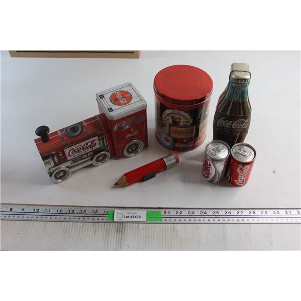Coca Cola Tins, Puzzles and Misc.