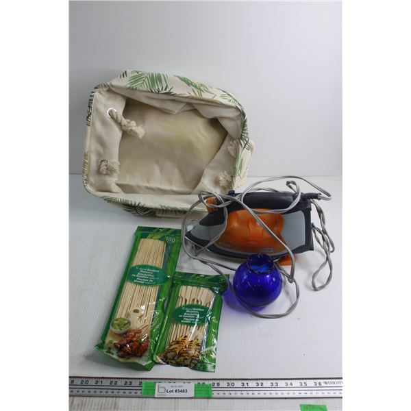 Iron, Bamboo Skewers and Misc.