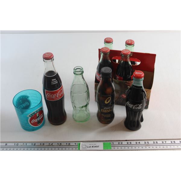 Coca Cola Assorted Bottles and Misc.   (prefer pick up)